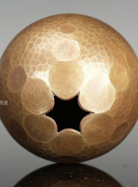 金色迷你花球花瓶花插家居摆件