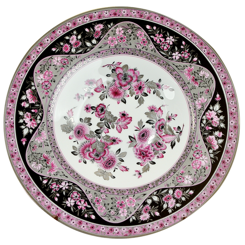 德国MEISSEN 梅森瓷器 限量作品 新彩彩绘 印度风 瓷盘 赏盘 - 图0