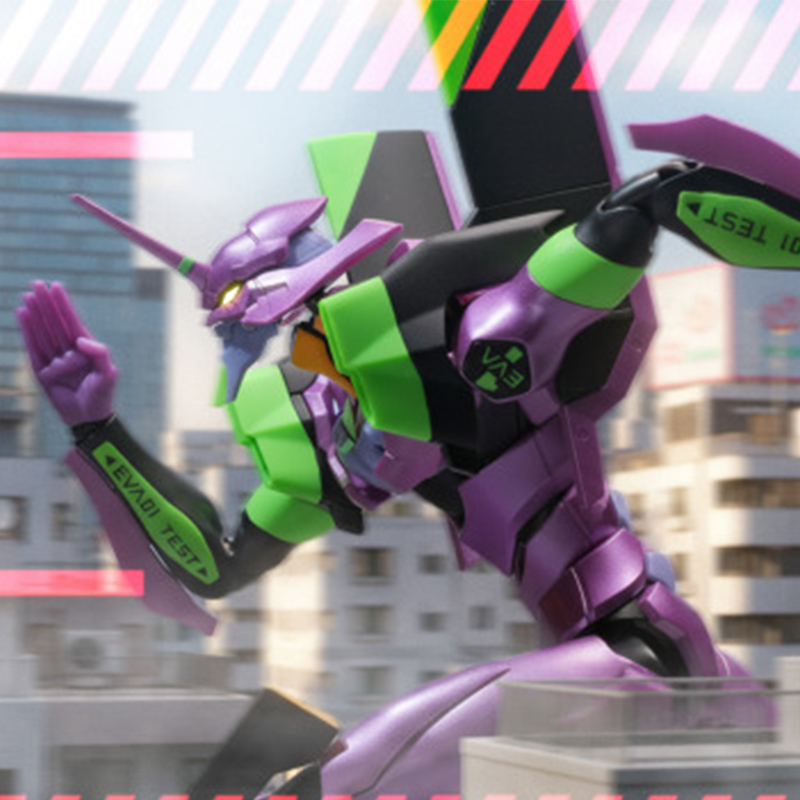 布鲁可积木人传奇版新世纪福音战士EVA-TV版初号机手办布鲁克模型 - 图1