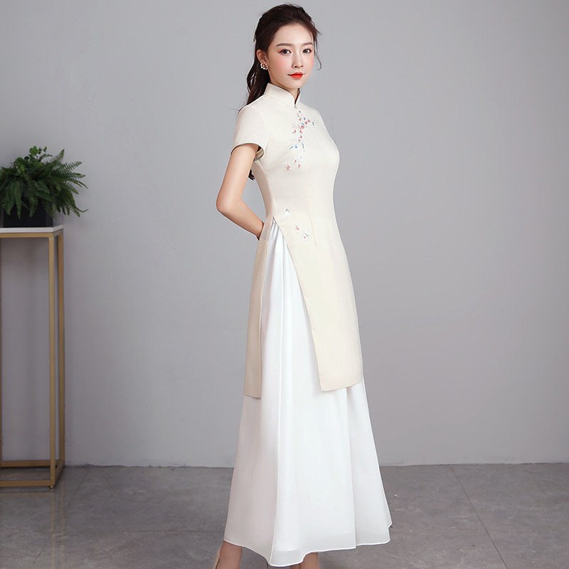 秀观唐子瑶2023夏季新款复古旗袍 秀观唐服饰上衣