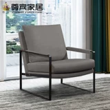 Легкий роскошный сингл -личный диван стул Простой роскошная ткань для отдыха на салоне для отдыха маленькая квартира ленивая стул спальня балкон -стул задний стул