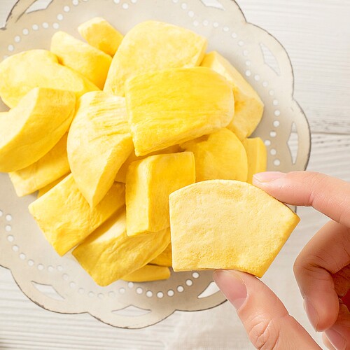 来伊份榴莲干30g袋金枕头冻干水果干榴莲冻干水果果脯休闲零食 - 图1