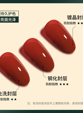 美甲磨砂丝绒钢化持久全套功能胶