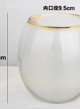 莲花玻璃油灯碗蜡烛容器空白玻璃油灯容器跨境酥油灯蜡烛座