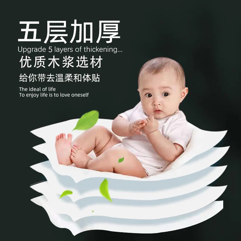 抽纸一分钱400张大包家用实惠装卫生纸餐巾纸宿舍擦手纸三元三件 - 图1