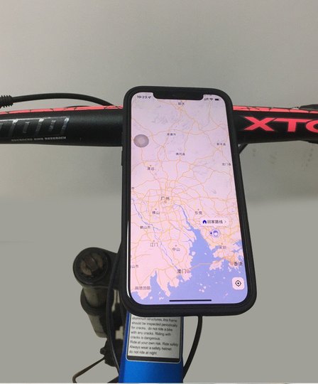 自行车把立码表支架背扣腕组手机背贴扣简易款适用于佳明底座贴