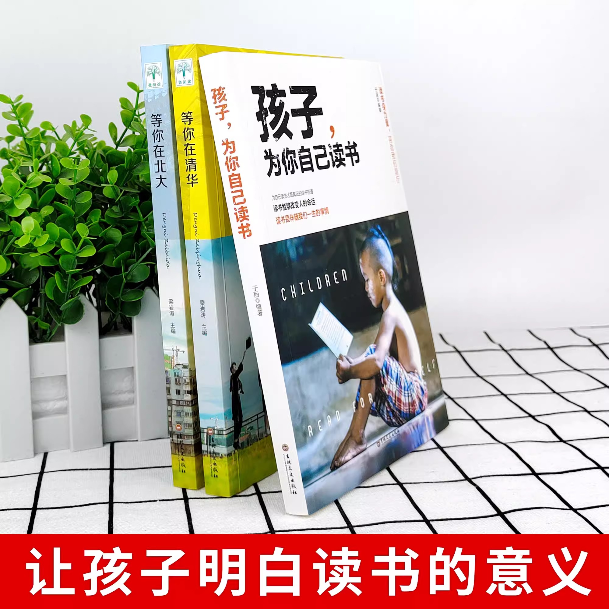 【正版全3册】孩子,为你自己读书+等你在清华北大 学生高效学习方法孩子你是为自己读书你在为小学初中高中叛逆学子的励志教育书籍 - 图0