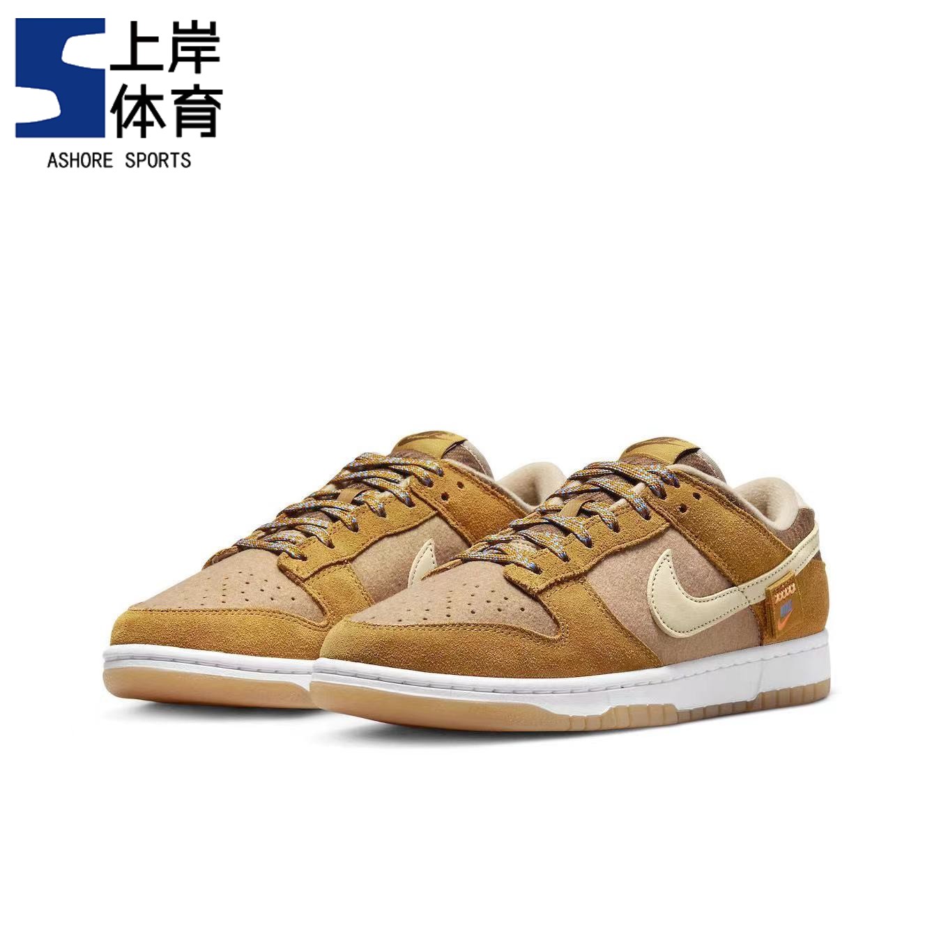 Nike/耐克 Dunk Low男女同款同款低帮棕色休闲板鞋 DZ5350-288-图3