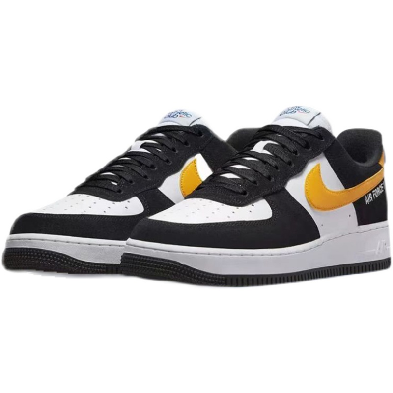 Nike Air Force 1 AF1黑白黄空军休闲复古低帮时尚板鞋DH7568-002 - 图3