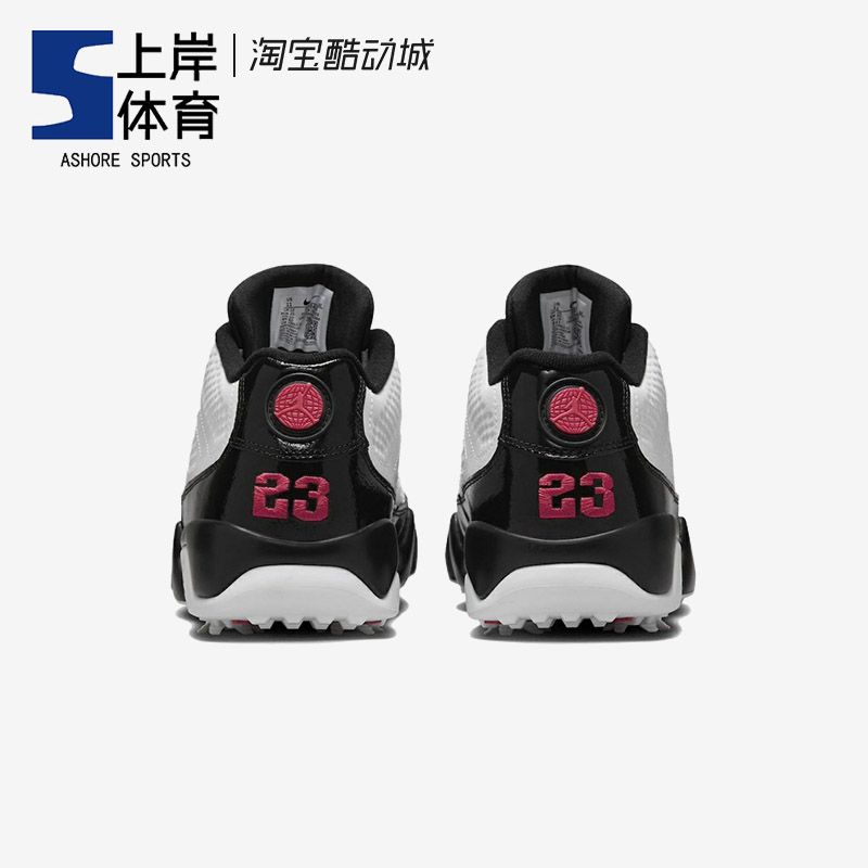 Air Jordan 9 Golf AJ9黑白高尔夫低帮复古篮球鞋男 FJ5934-100-图2