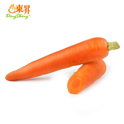 东升农场 供港红萝卜胡萝卜甜脆红皮红心 火锅食材煲汤榨汁400g - 图0