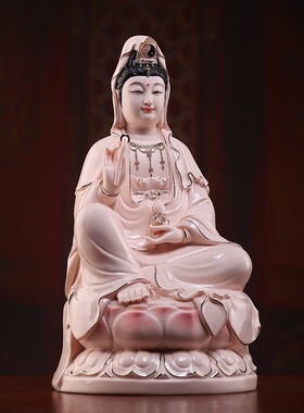 陶瓷摆饰慈航真人神像普