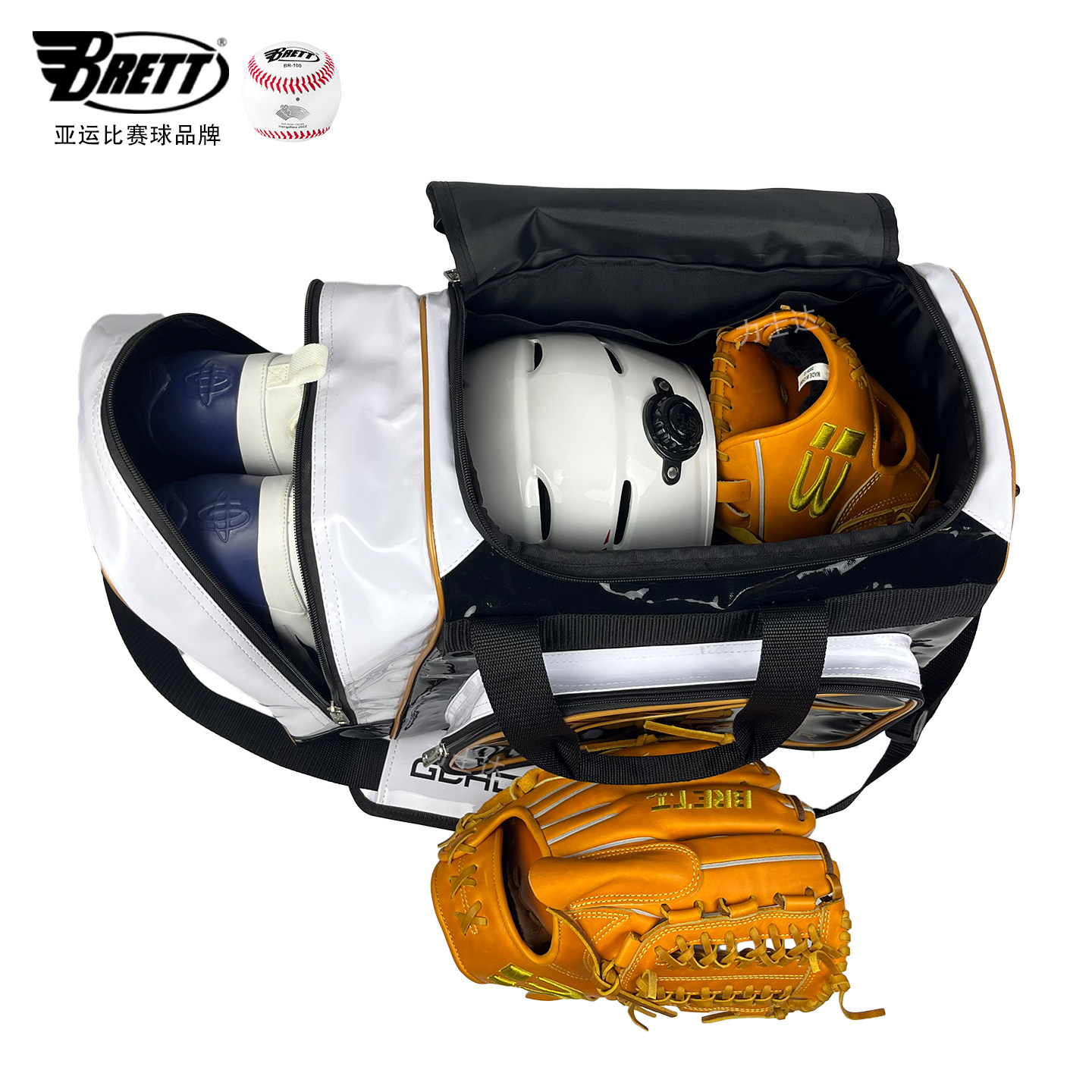 BRETT baseball sports equipment bag training embroidery