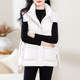 Autumn and winter fashion short down cotton vest women's winter outer wear loose Korean style large size cotton vest vest jacket