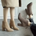 Giày cao gót thu đông 2019 mới dành cho nữ - Giày ống boot cao gót Giày ống