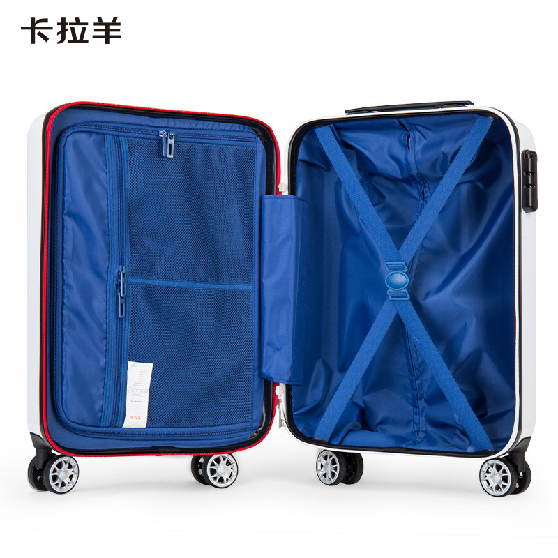 卡拉羊女轻便18寸小型耐磨男拉杆箱 卡拉羊旅行箱