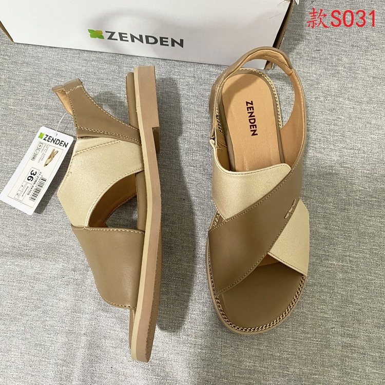 外贸出口俄罗斯女凉鞋平底凉鞋36-41码纯色露趾扣带日常低跟,淘宝优惠券,粉丝福利购,淘宝优惠卷