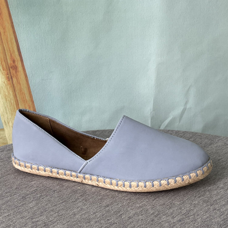 欧美外贸出口女渔夫鞋复古麻边一脚蹬平底懒人鞋时尚百搭大码单鞋,淘宝优惠券,粉丝福利购,淘宝优惠卷