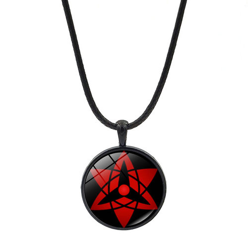 火影忍者项链吊坠宇智波鼬佐助永恒万花筒写轮眼动漫周边学生男女 - 图3