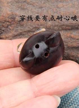 招财猫萌趣风卡通钥匙扣项链坠子