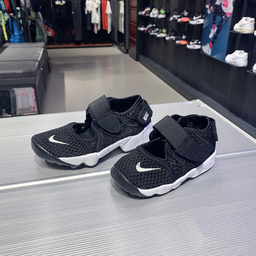 正品Nike耐克春2026夏季新款男女童儿童运动网面凉鞋忍者鞋运动鞋 - 图2