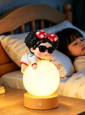 新款氛围小夜灯床头灯卧室睡眠灯插电款usb夜间感应的充电款
