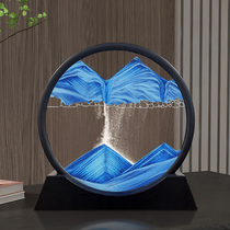 Flow Sand Painting Sand Leaking Swing Piece Living Room TV Cabinet Wine Cabinet Decorations Creative Decompression Office Desktop Light Extravagant Gift