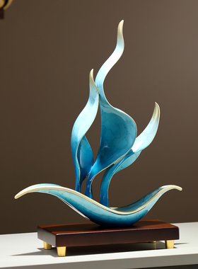 风生水起帆船摆件轻奢高档客厅电视柜装饰办公室招财乔迁开业礼物