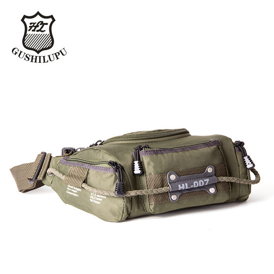 Gushilu Henry men's waist bag Oxford spinning portable
