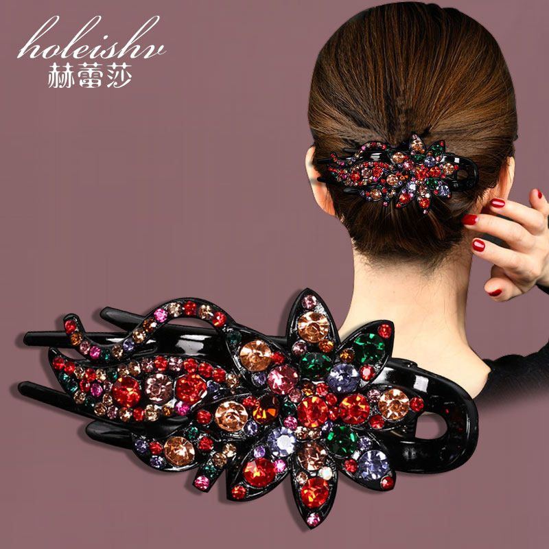 韩国发夹后脑勺高档鸭嘴夹高级感复古抓夹中号气质固定头发盘发器,淘宝优惠券,粉丝福利购,淘宝优惠卷