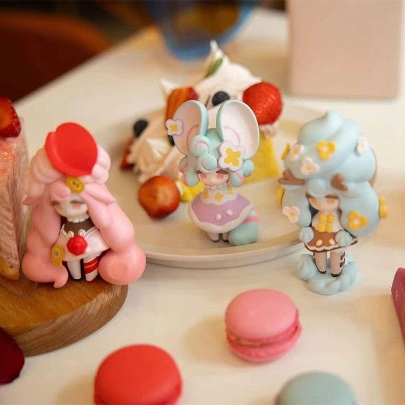 正版现货memelo甜蜜王国系列盲盒潮玩呆萌手办公仔整盒设计小仙女