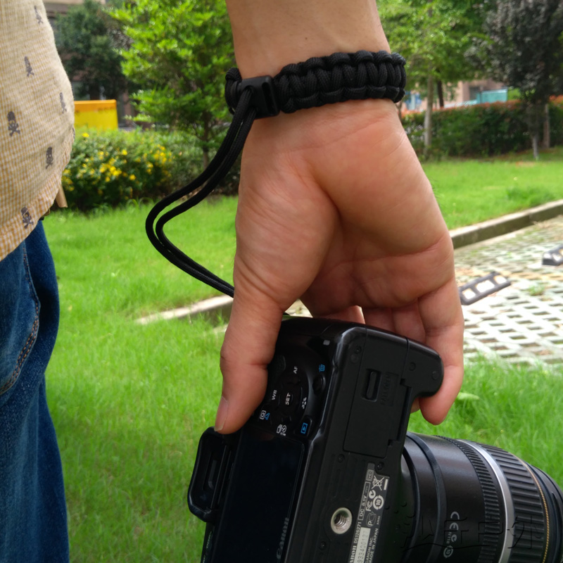 可调节式手工伞绳编制相机腕绳手腕绳相机防丢防摔腕带相机手绳-图1