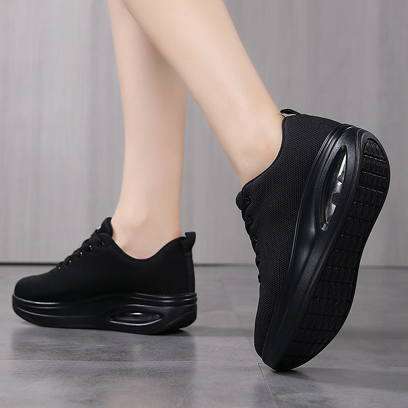 睿登网面摇摇鞋女鞋厚底气垫减震运动休闲鞋透气旅游女鞋2025冬季,淘宝优惠券,粉丝福利购,淘宝优惠卷