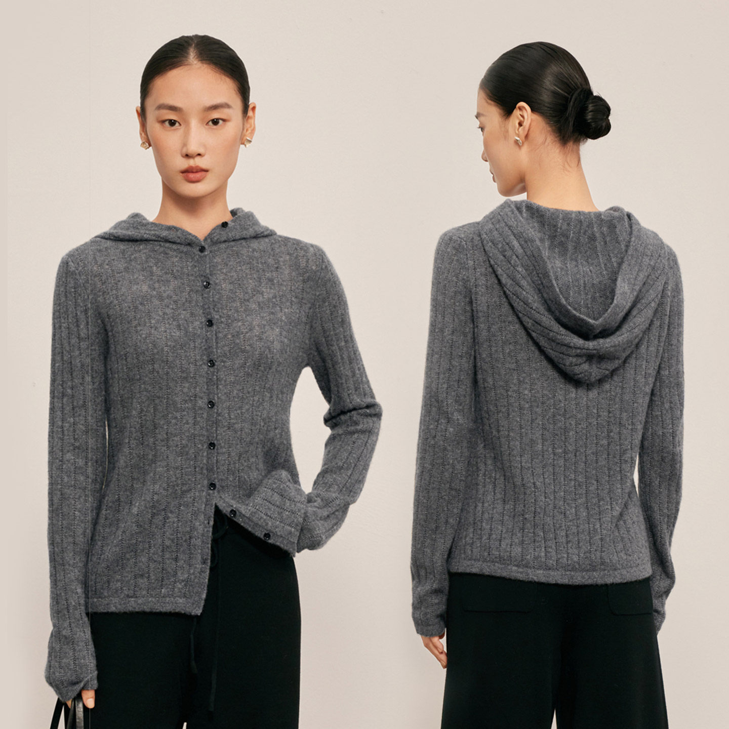 康宝莱羊绒~ MOUZRKKE陌可丝羊绒衫开衫女保暖长袖针织衫纯山羊绒,淘宝优惠券,粉丝福利购,淘宝优惠卷