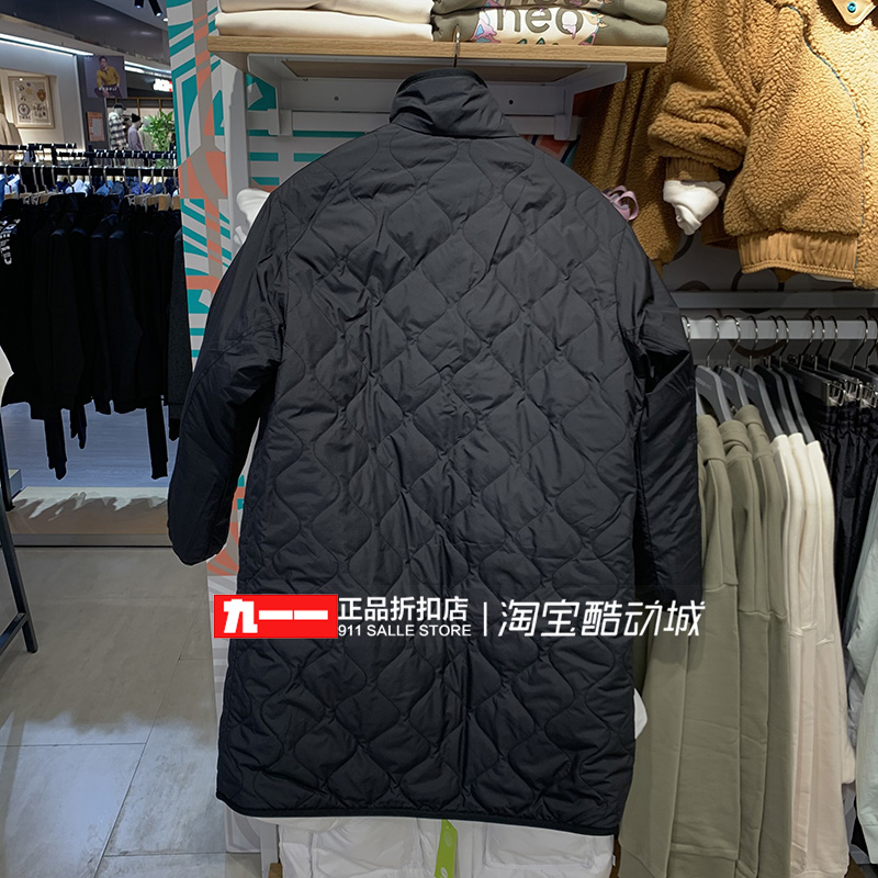 阿迪达斯adidas女装生活休闲摇粒绒长款夹克外套HN2448 HN2446