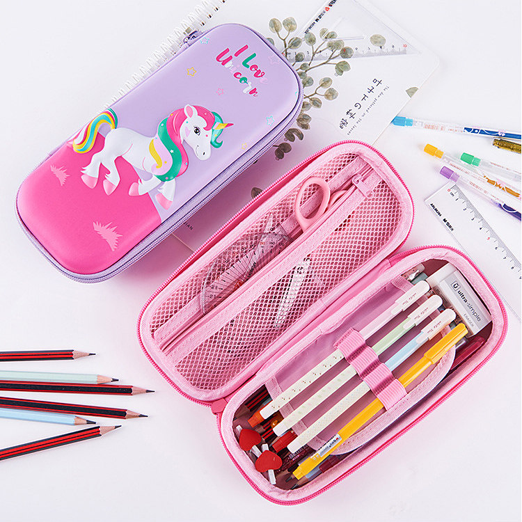 新品eva小学生女童大容量防水笔袋 艾朵朵笔袋