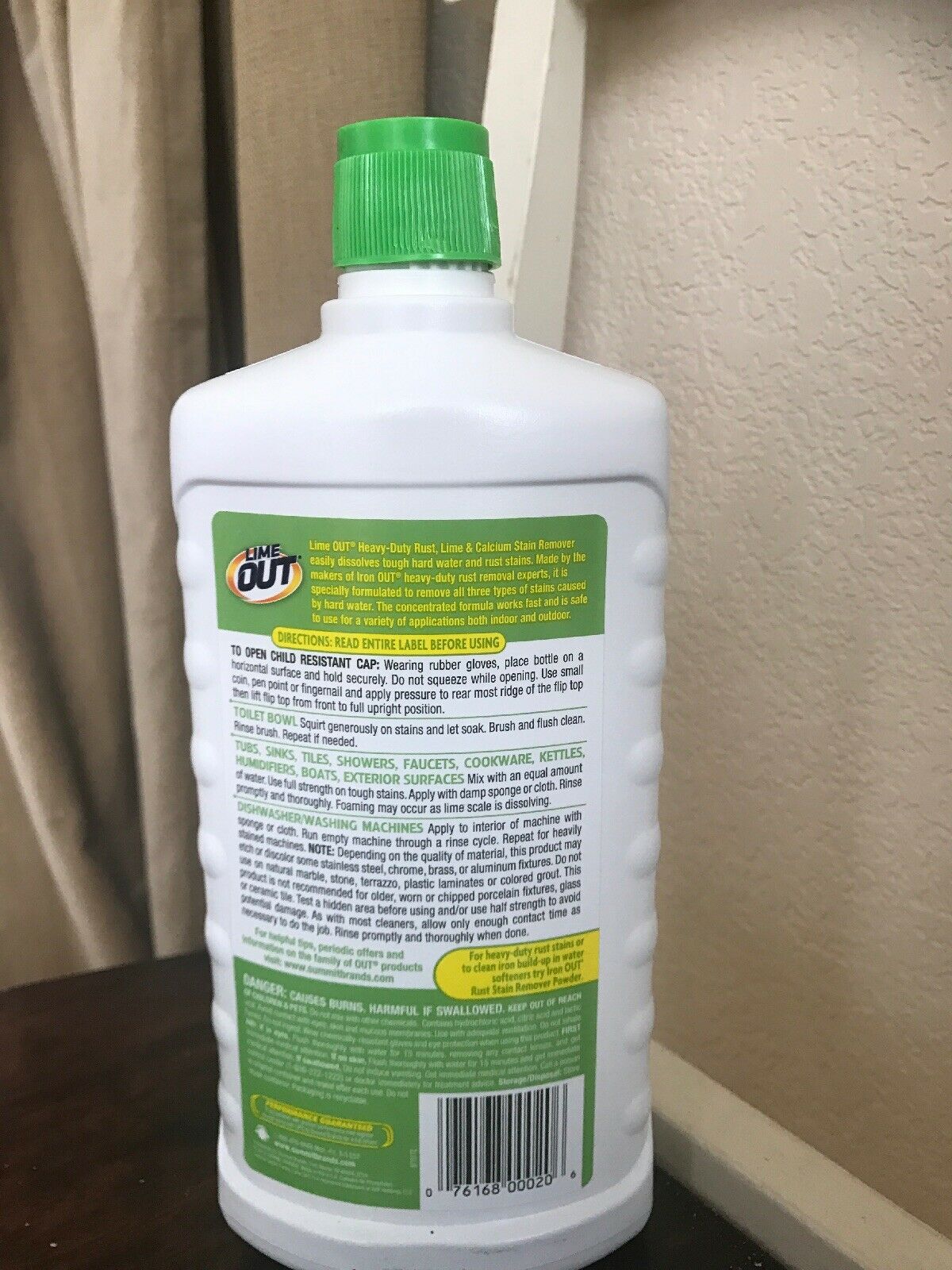 Lime Out Cleaner Thick Fast Acting Rust Lime Calcium Stain R - 图0