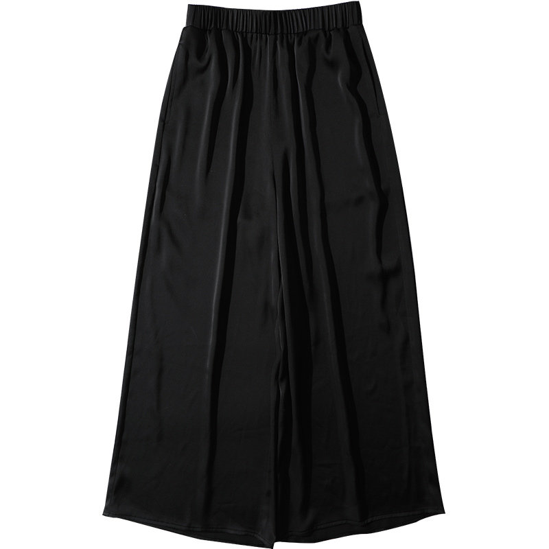 娅丽达黑色2020夏季新款九分裙裤 yerad娅丽达服饰休闲裤