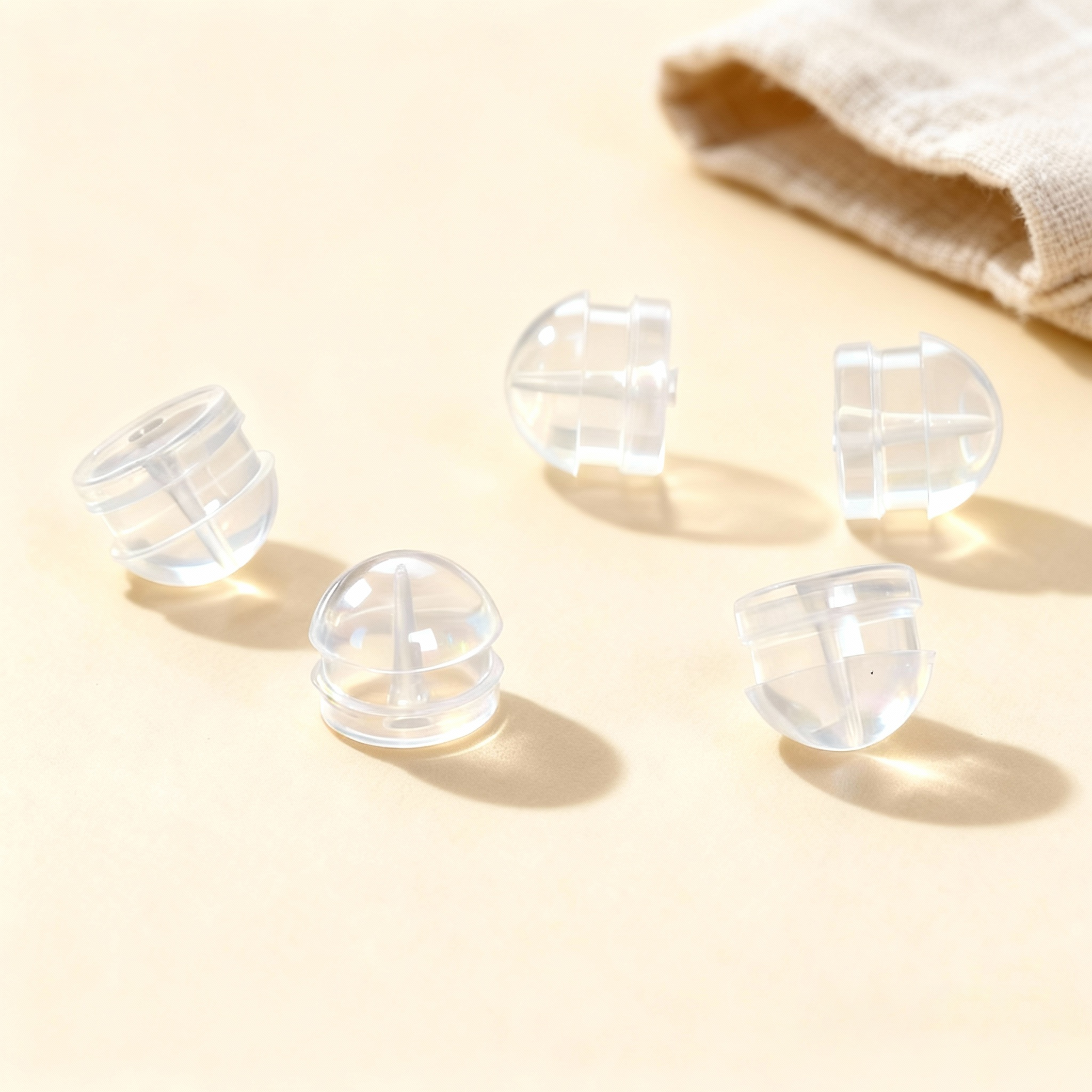 6iu6iu无耳洞耳夹无痛透明硅胶防滑硅胶耳垫防过敏耳钉耳饰配件,淘宝优惠券,粉丝福利购,淘宝优惠卷