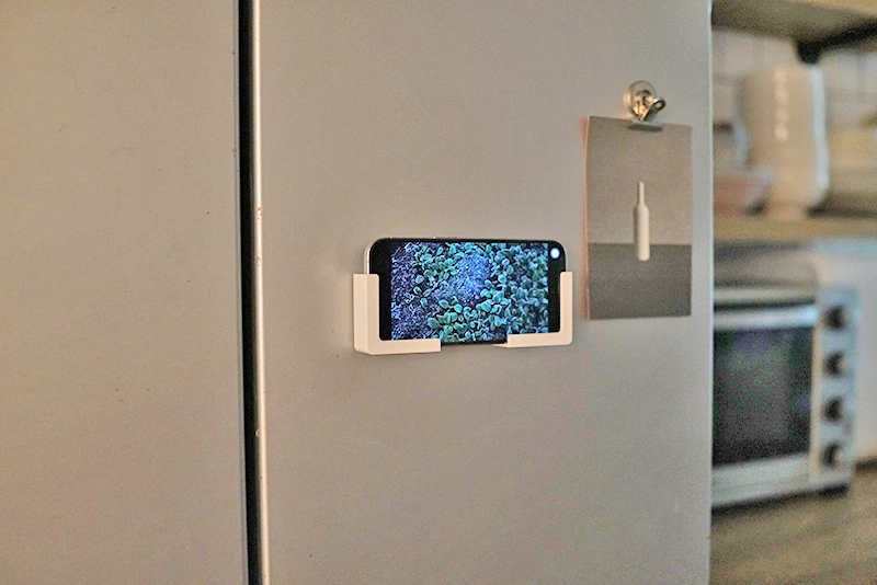 朴房 免打孔可磁吸手机支架冰箱贴 平板电脑置物架 壁挂式看电视,淘宝优惠券,粉丝福利购,淘宝优惠卷