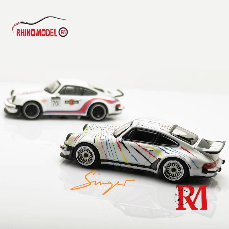 RM犀牛1:64保时捷Singer Turbo Study Cabriolet 930合金汽车模型-图0