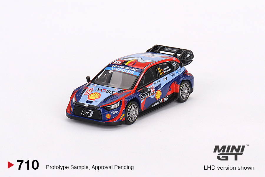 MINIGT 1:64 Hyundai现代 i20 N Rally1 2023蒙特卡洛拉力赛 710-图2