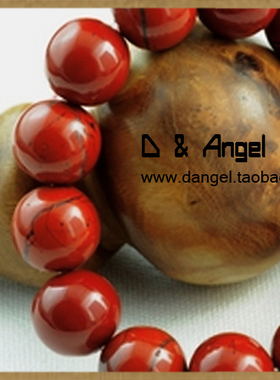 天然日本红竹石高品质手串手链