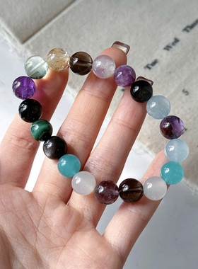 刘亦菲同款多宝水晶手链