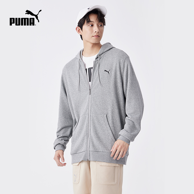 PUMA彪马官方 新款男子运动休闲拉链外套 ESS FZ HOODY TR 847219 - 图0