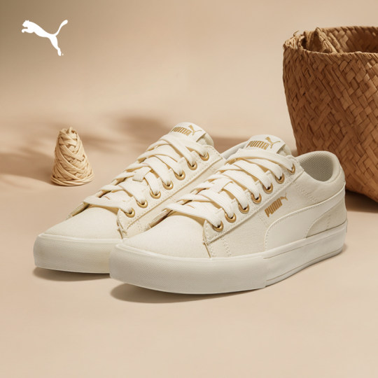 经典复古百搭帆布小白鞋男女PUMA彪马官方低帮休闲板鞋BARI389383