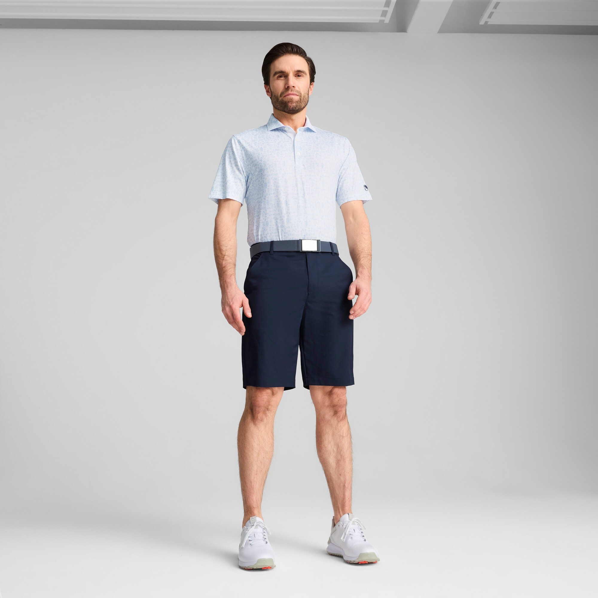 AP联名|高尔夫运动短袖T恤Polo衫男PUMA彪马商务风满印上衣629557,淘宝优惠券,粉丝福利购,淘宝优惠卷