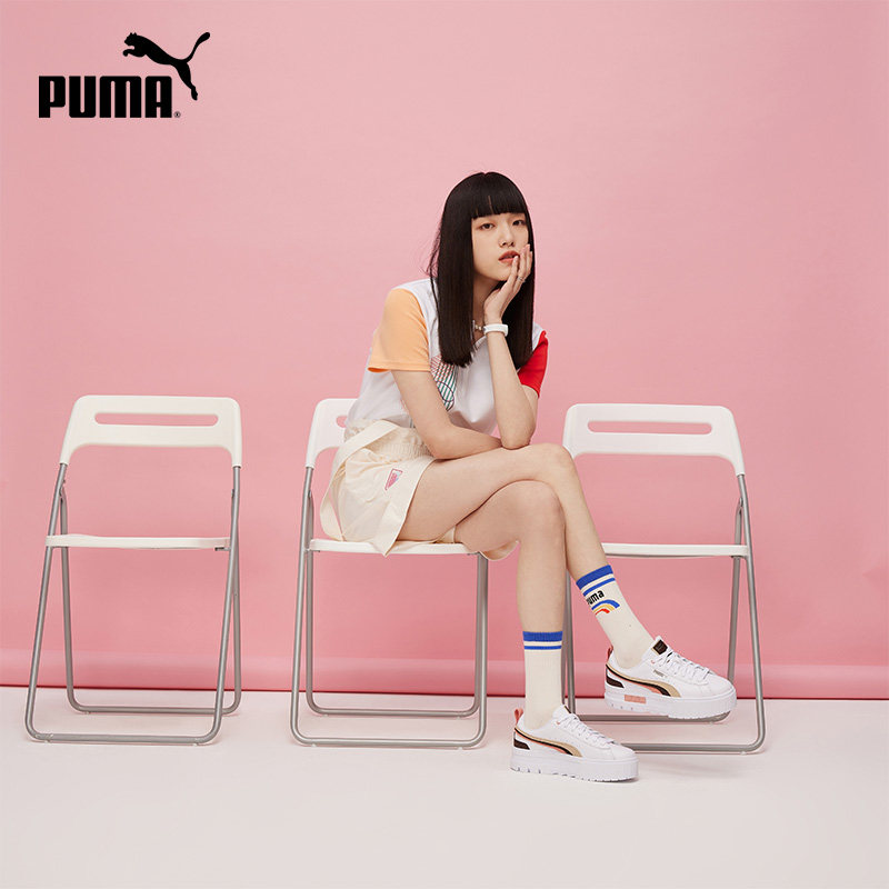 puma官方新款女子复古厚底休闲板鞋 PUMA板鞋