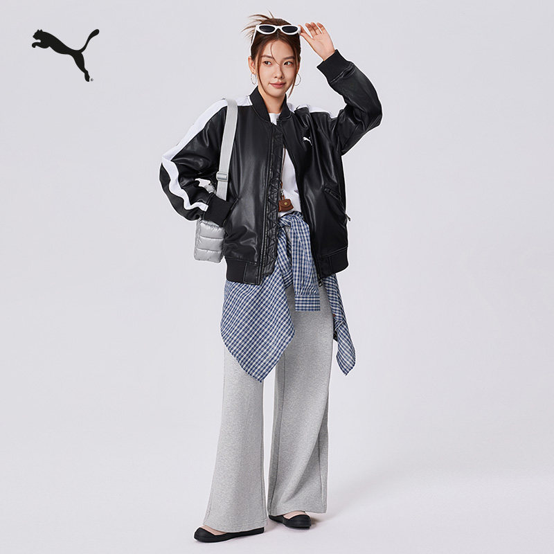 宽松经典T7飞行员夹克男女款PUMA彪马官方新款冬季运动外套636319,淘宝优惠券,粉丝福利购,淘宝优惠卷