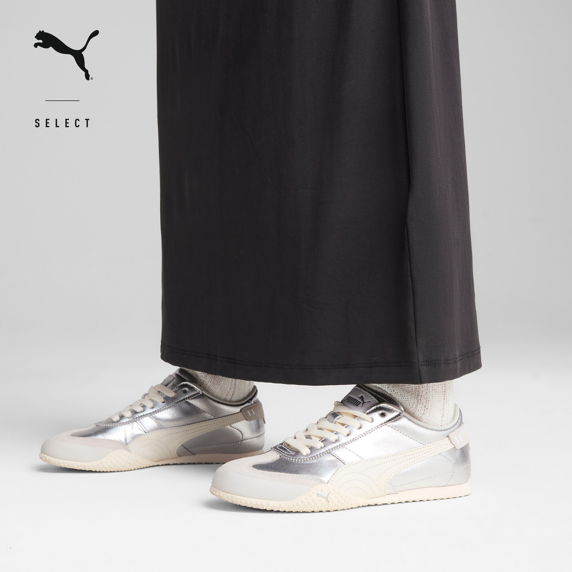 BELLA thin-soled shoes silver casual shoes PUMA Puma